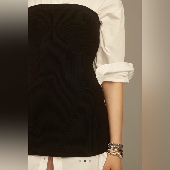 Tart Black Stretchy Tube Top - XS - Picture 3 of 10